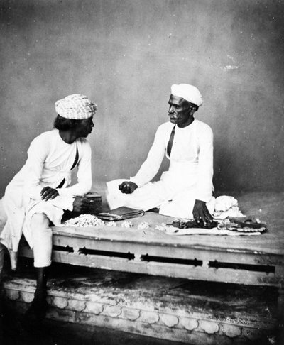Money Changers, c.1863 by Shepherd and Robertson